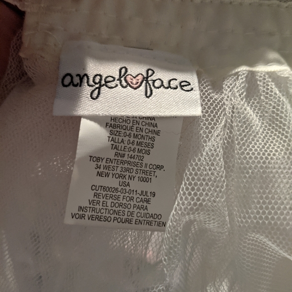 0-6 months cream/off-white tutu tiered 2 skirt bundle - Picture 8 of 12